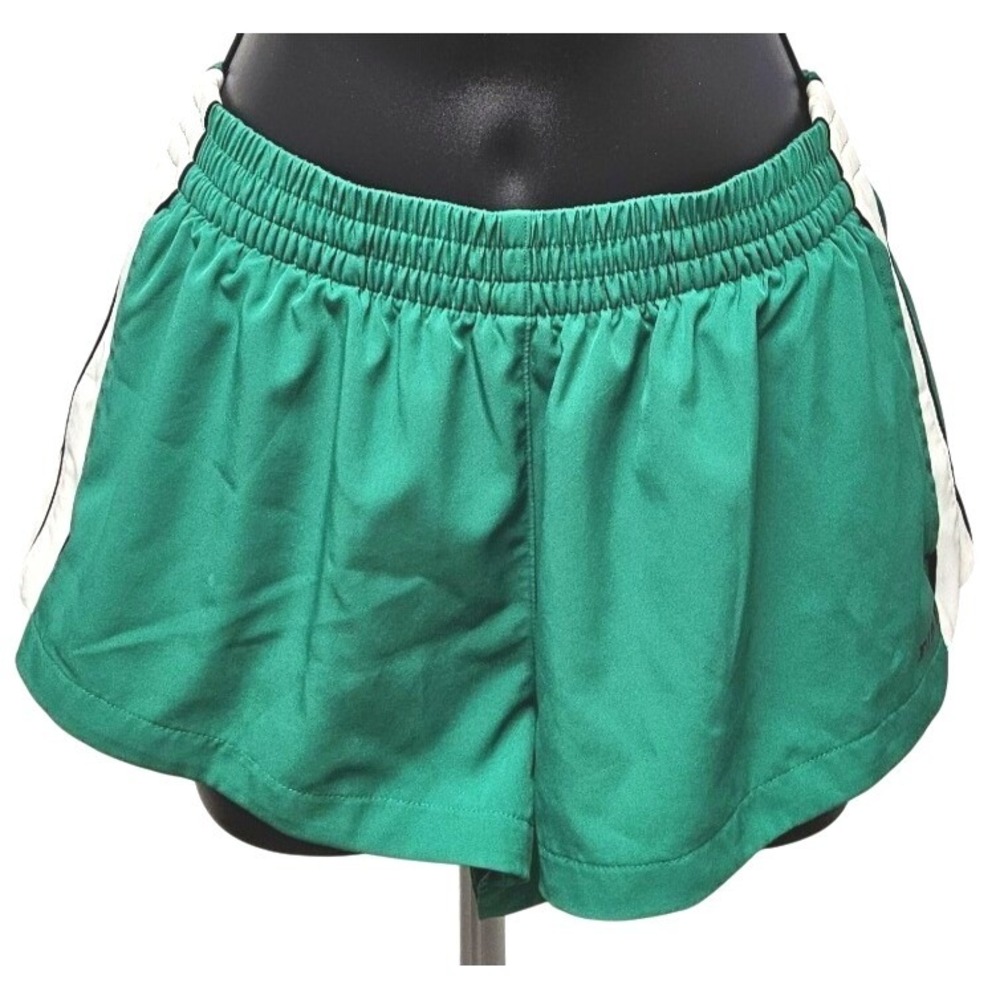 Victoria's Secret PINK Green Gym Shorts Medium Retro Athletic Running Workout